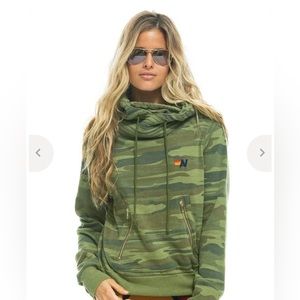 Aviator Nation Ninja Pullover Hoodie - Camo